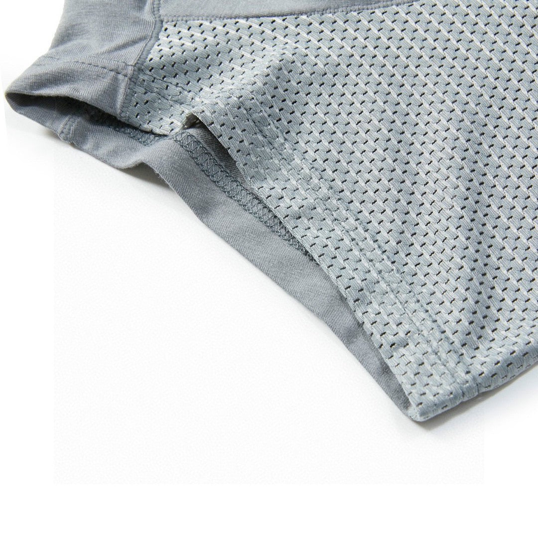 Calvin Klein Mesh Panels And Metallic-Gold Waistbands Men's Boxer Briefs - 3-Piece Box