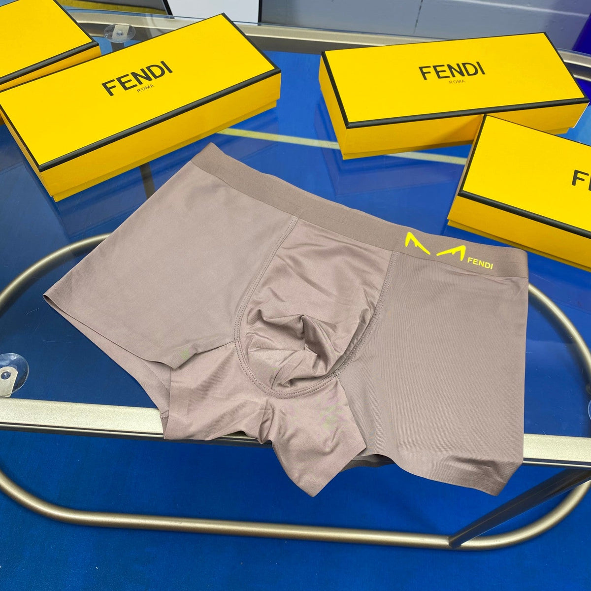 Fendi Ice-Silk Men's Boxer Briefs - 3-Piece Box