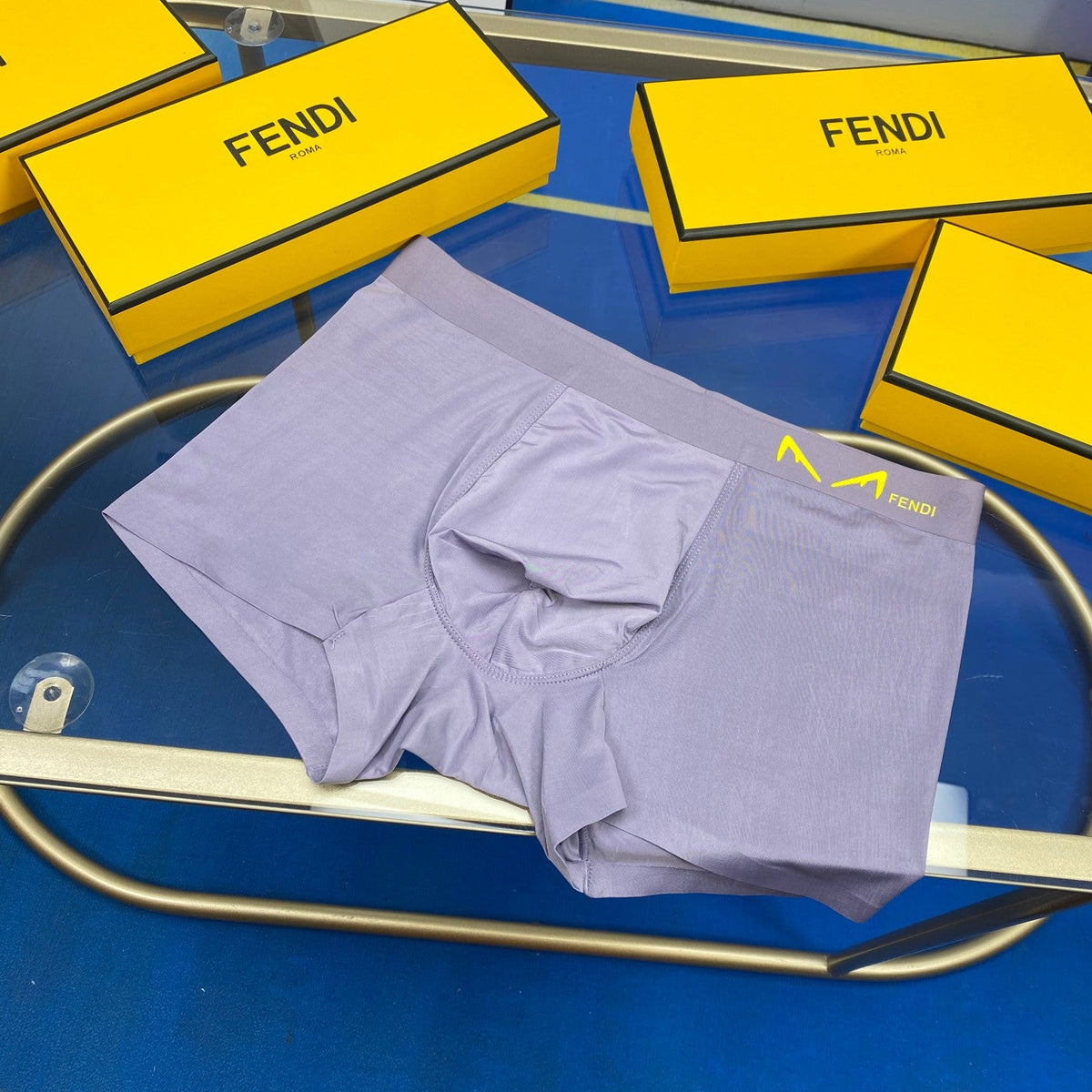 Fendi Ice-Silk Men's Boxer Briefs - 3-Piece Box