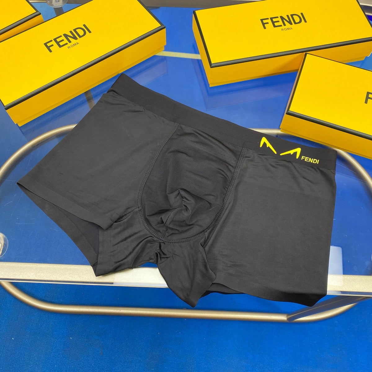 Fendi Ice-Silk Men's Boxer Briefs - 3-Piece Box