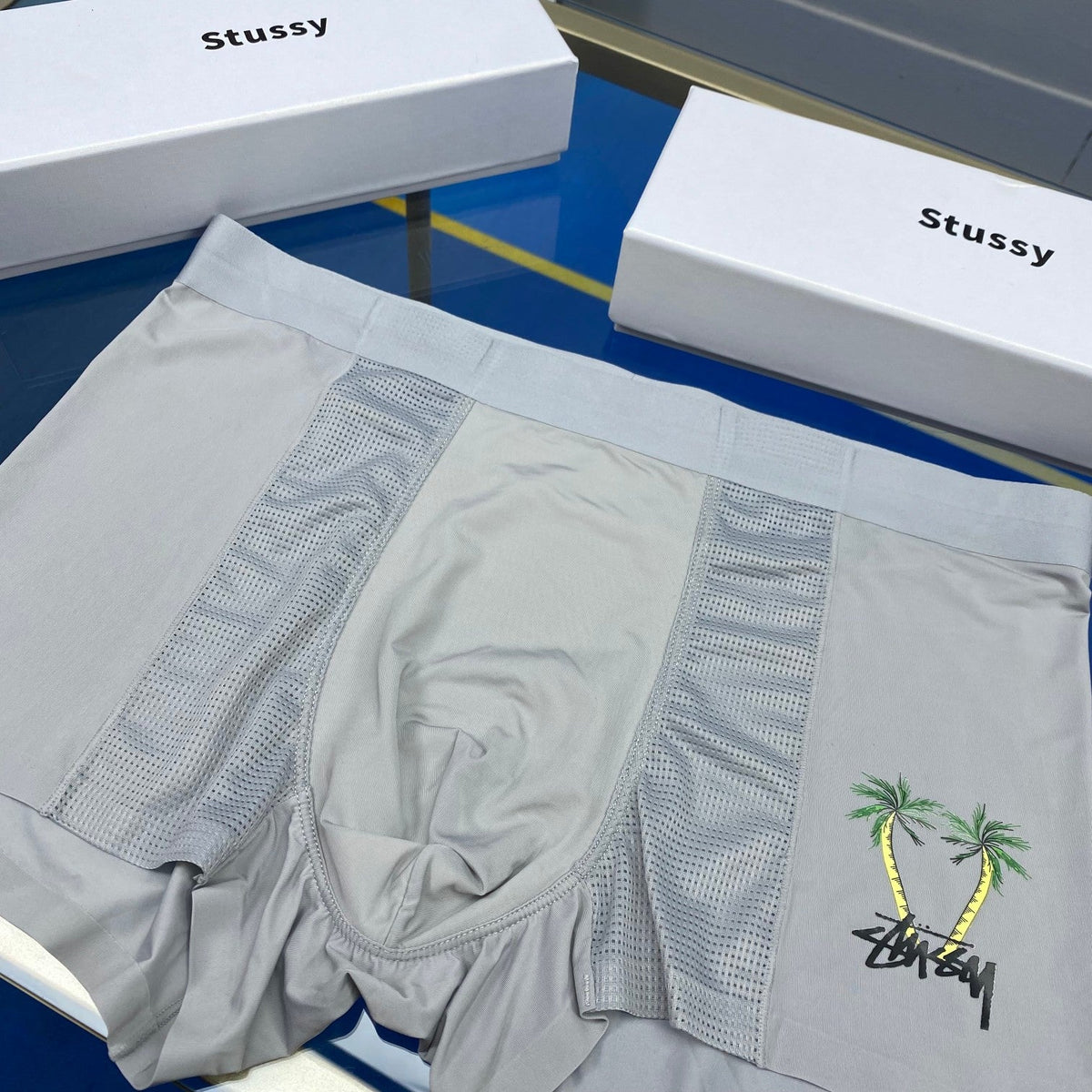 Ice-Silk Men's Boxer Briefs - 3-Piece Box