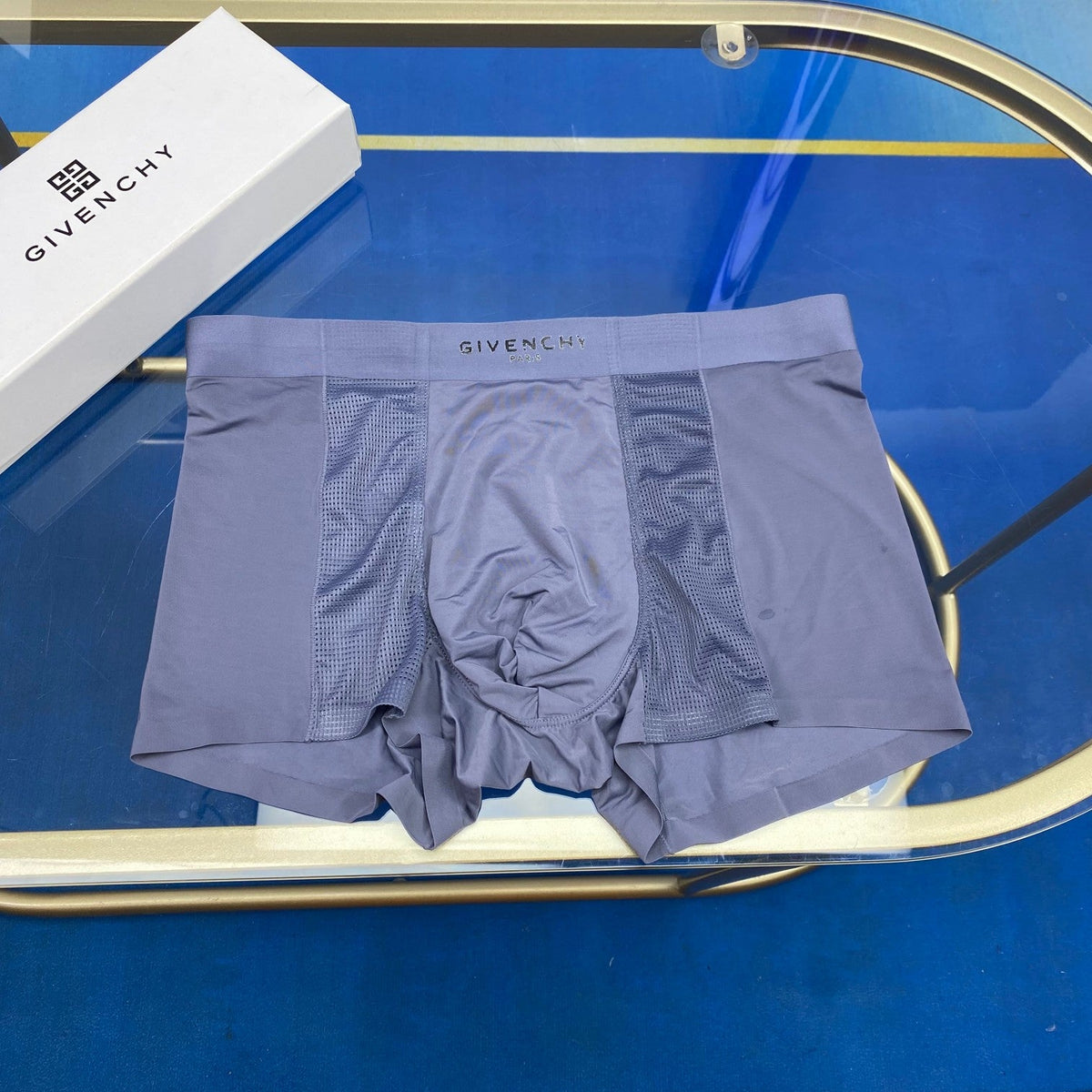 Givenchy Visible Branded Waistband Or Emblem Details Men's Boxer Briefs - 3-Piece Box