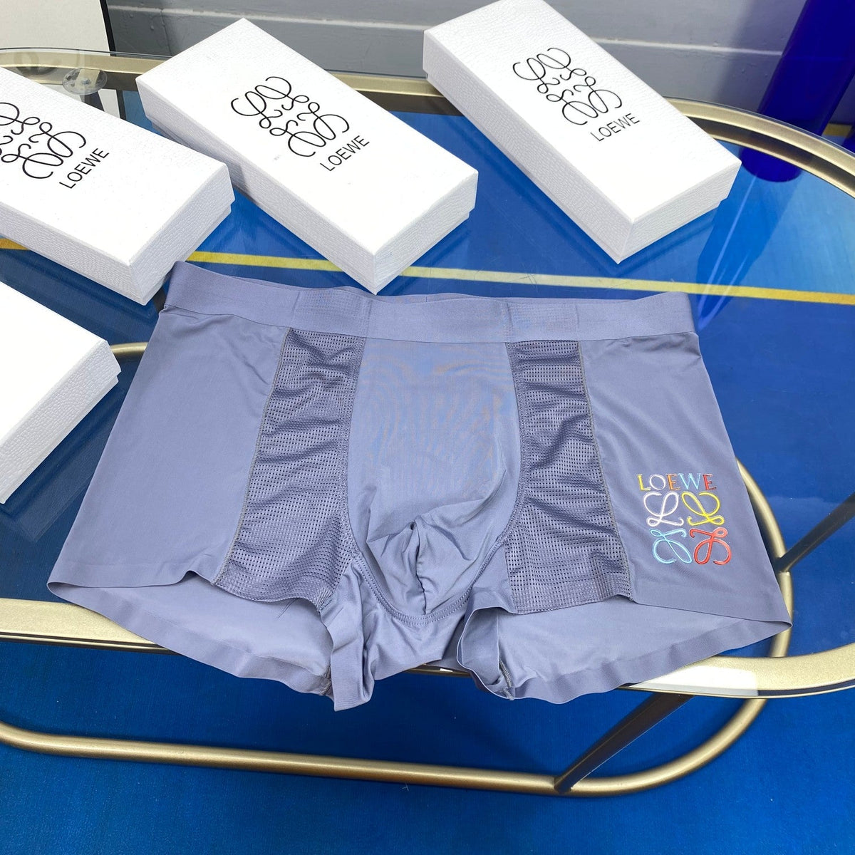 Loewe Ice-Silk Men's Boxer Briefs - 3-Piece Box