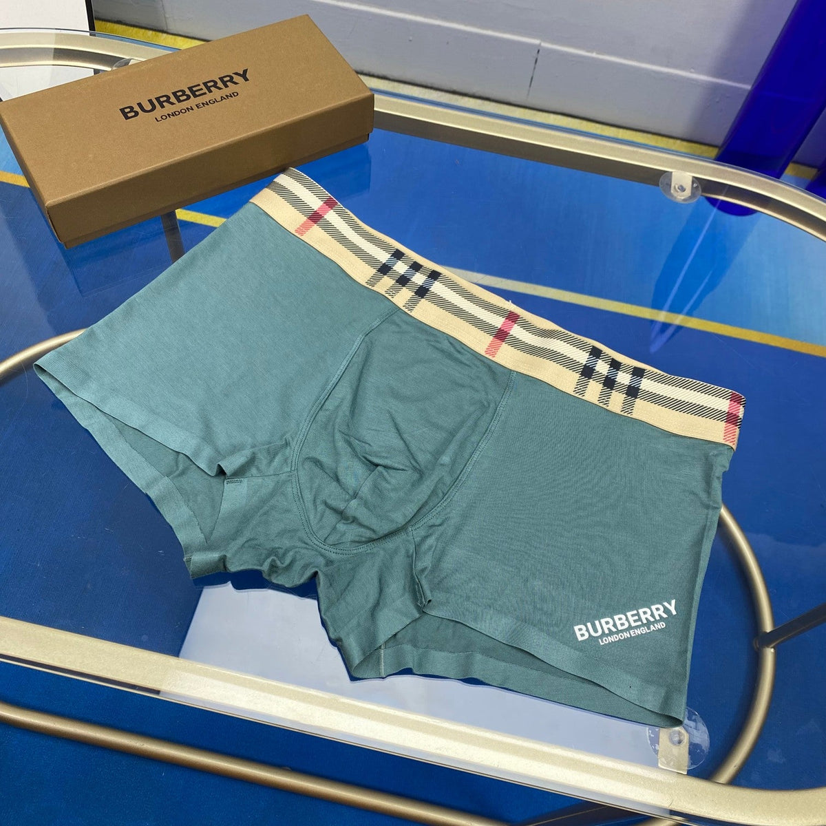 Burberry Modal Logo Detail Men's Boxer Briefs - 3-Piece Box