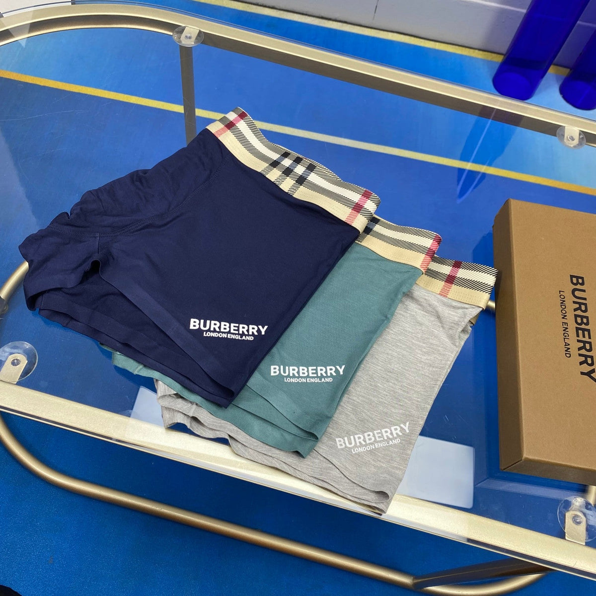 Burberry Men's Boxer Briefs - 3-Piece Box