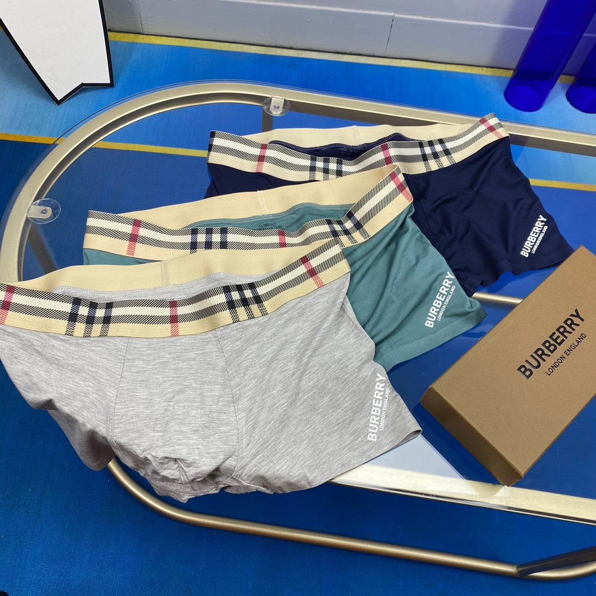 Burberry Men's Boxer Briefs - 3-Piece Box