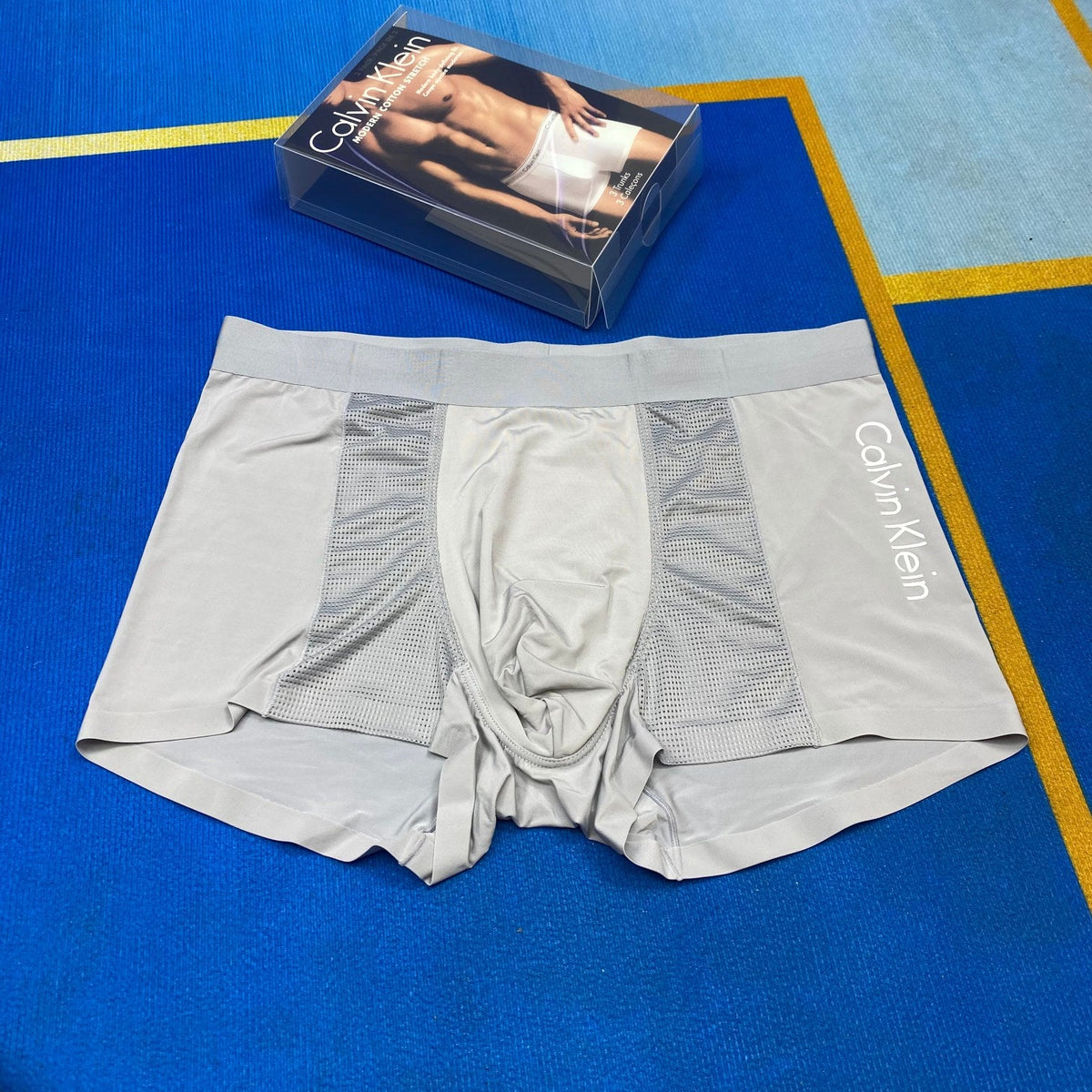 Calvin Klein Pastel Mixed-Colour Boxer Briefs 3-Piece Box