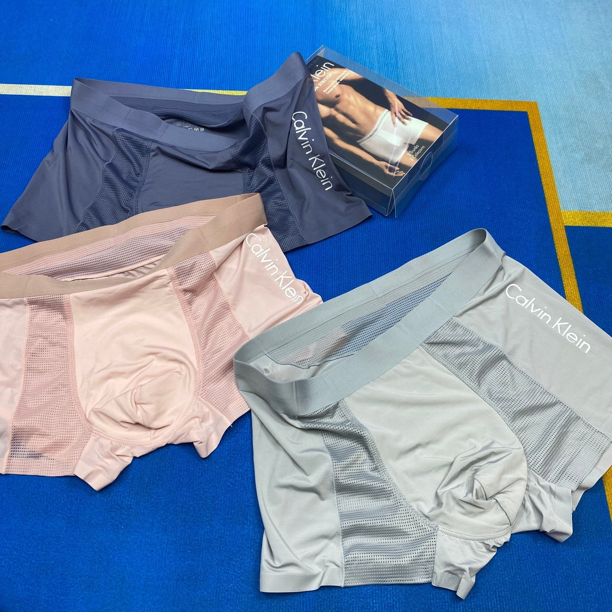 Calvin Klein Ice-Silk Men's Boxer Briefs - 3-Piece Box - Sizes L-XXXL