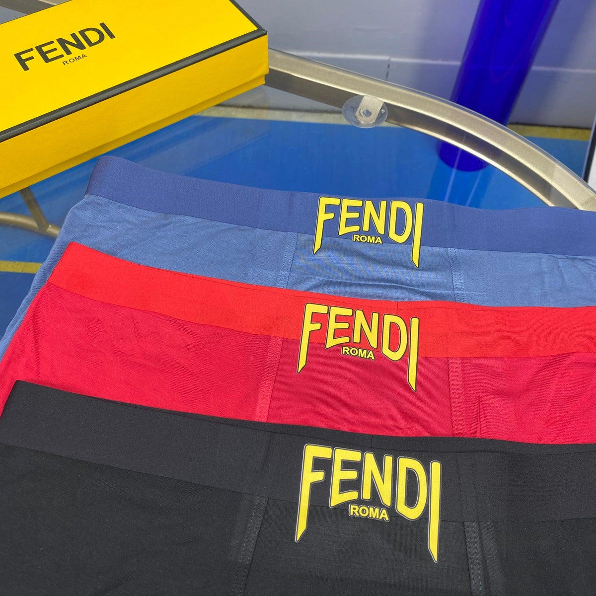 Fendi Men's Boxer Briefs - 3-Piece Box