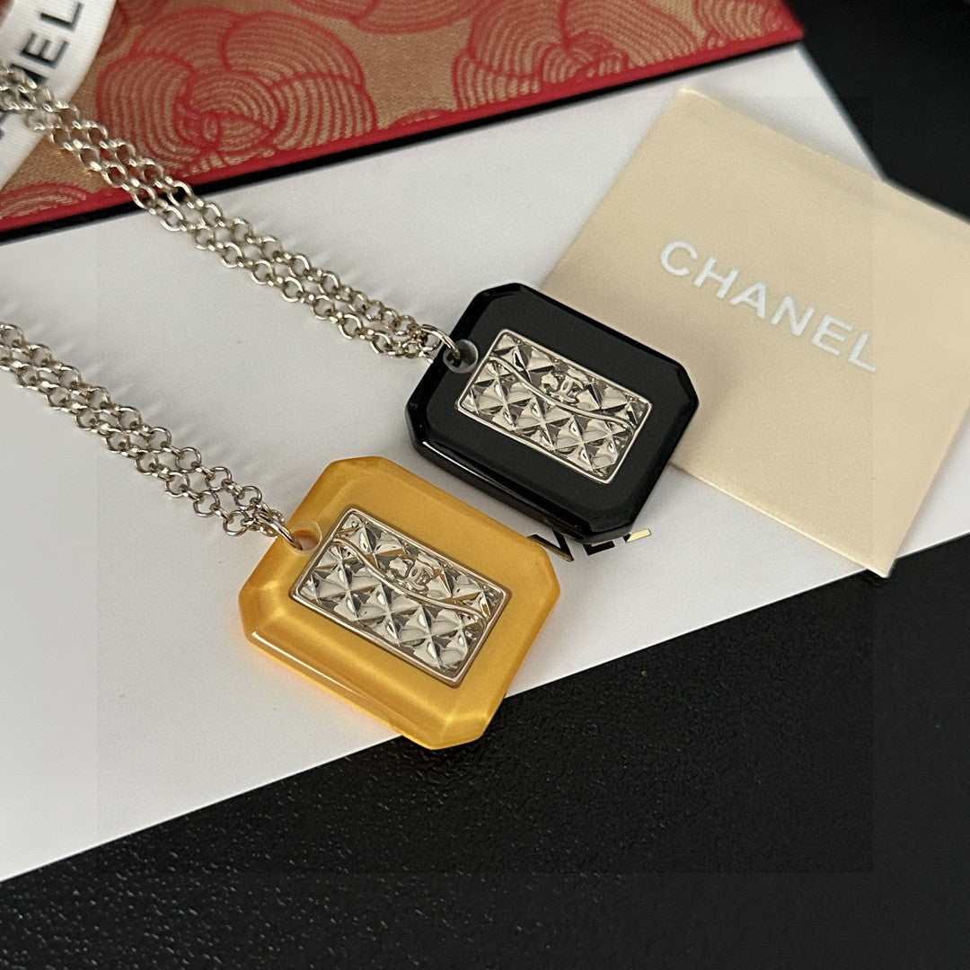 Martin Graham pendant necklace in polished metal-tone – main product view