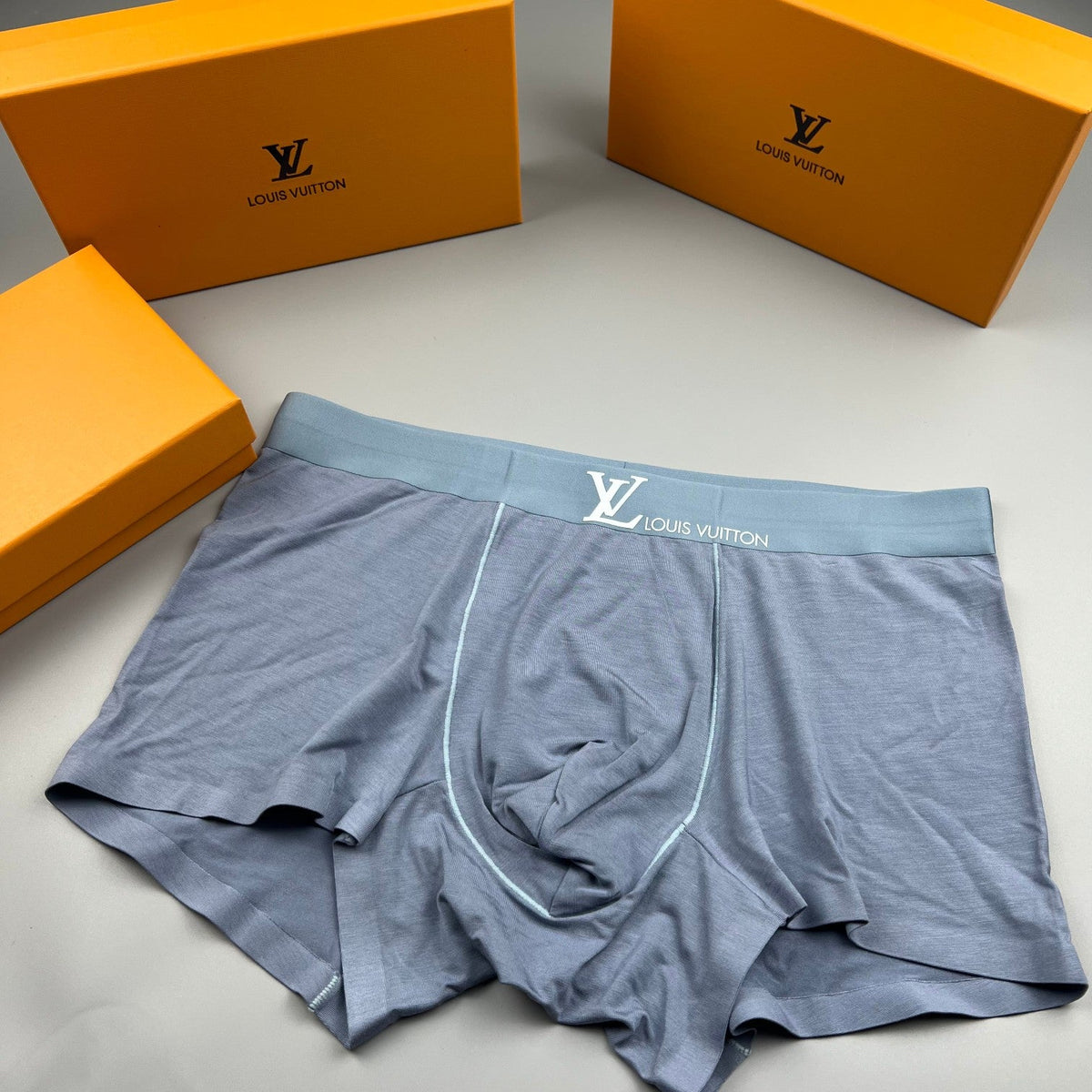 Louis Vuitton Modal Pastel Colour Tonal Waistbands Men's Boxer Briefs - 3-Piece Box