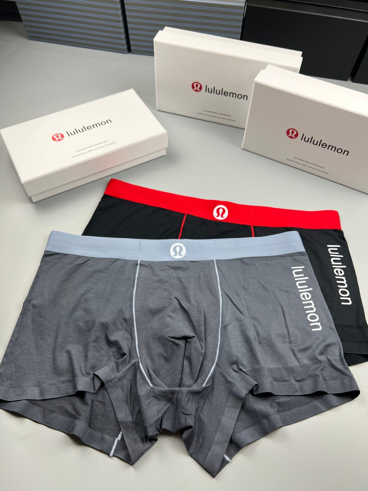 Lululemon Contrast Waistbands Men's Boxer Briefs - 3-Piece Box