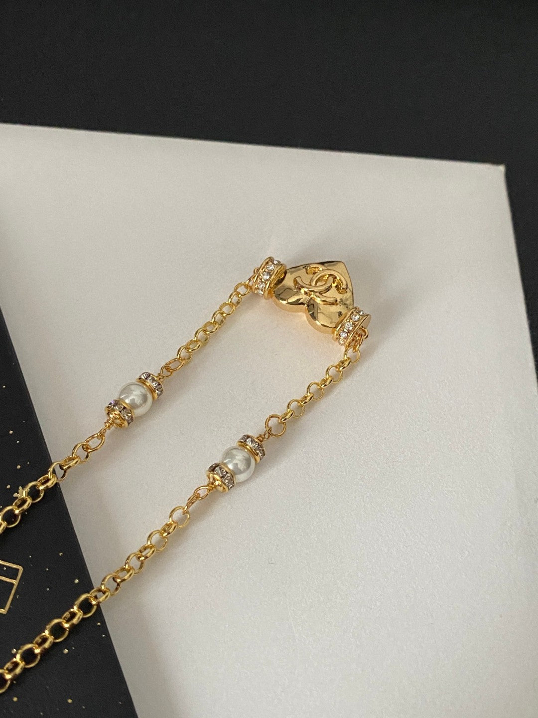 Martin Graham pendant necklace in polished metal-tone – main product view