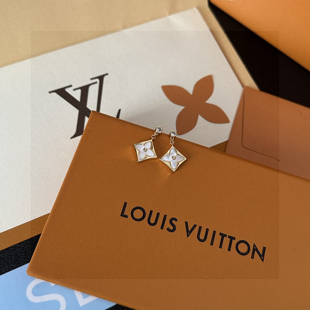 Martin Graham stud earrings in polished metal-tone – main product view