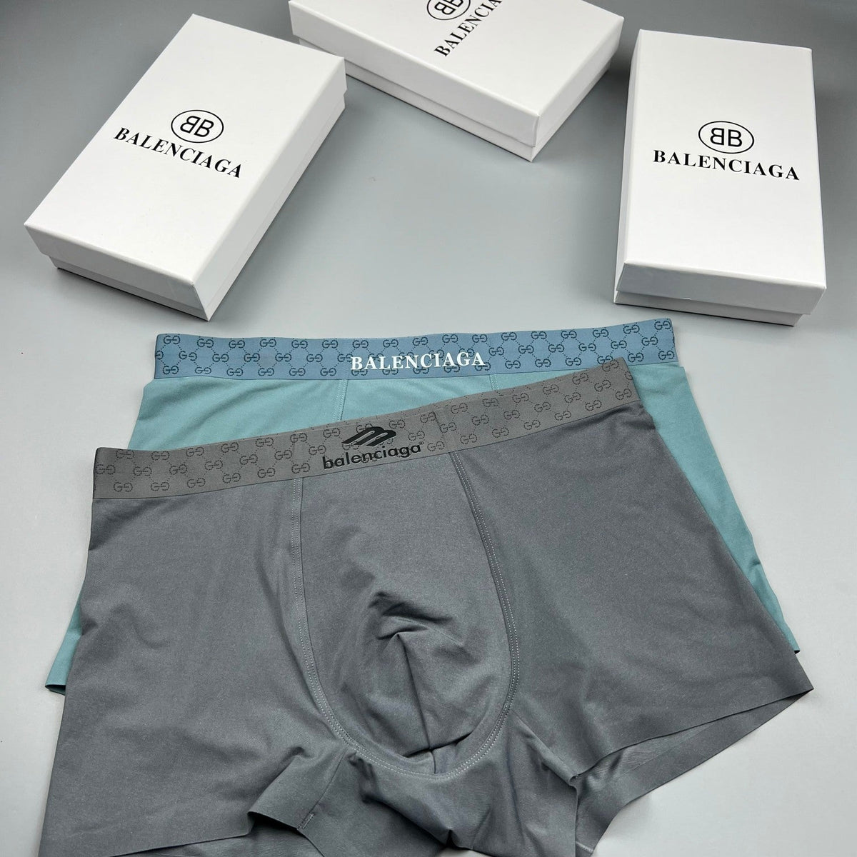 Balenciaga Ice-Silk Men's Boxer Briefs - 3-Piece Box