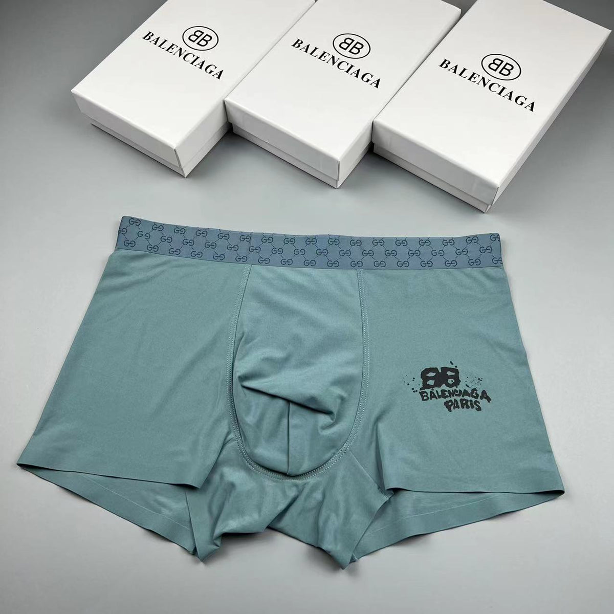 Balenciaga Ice-Silk Men's Boxer Briefs - 3-Piece Box