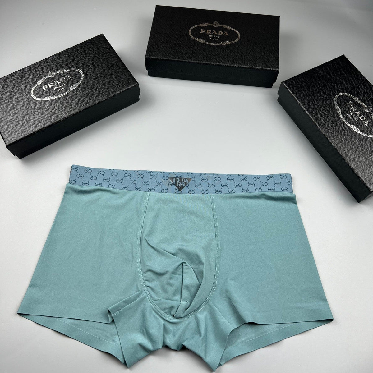 Prada Ice-Silk Men's Boxer Briefs - 3-Piece Box