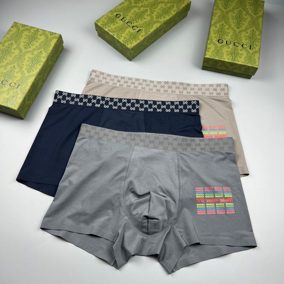 Gucci Ice-Silk Short Socks - 3-Pair Pack