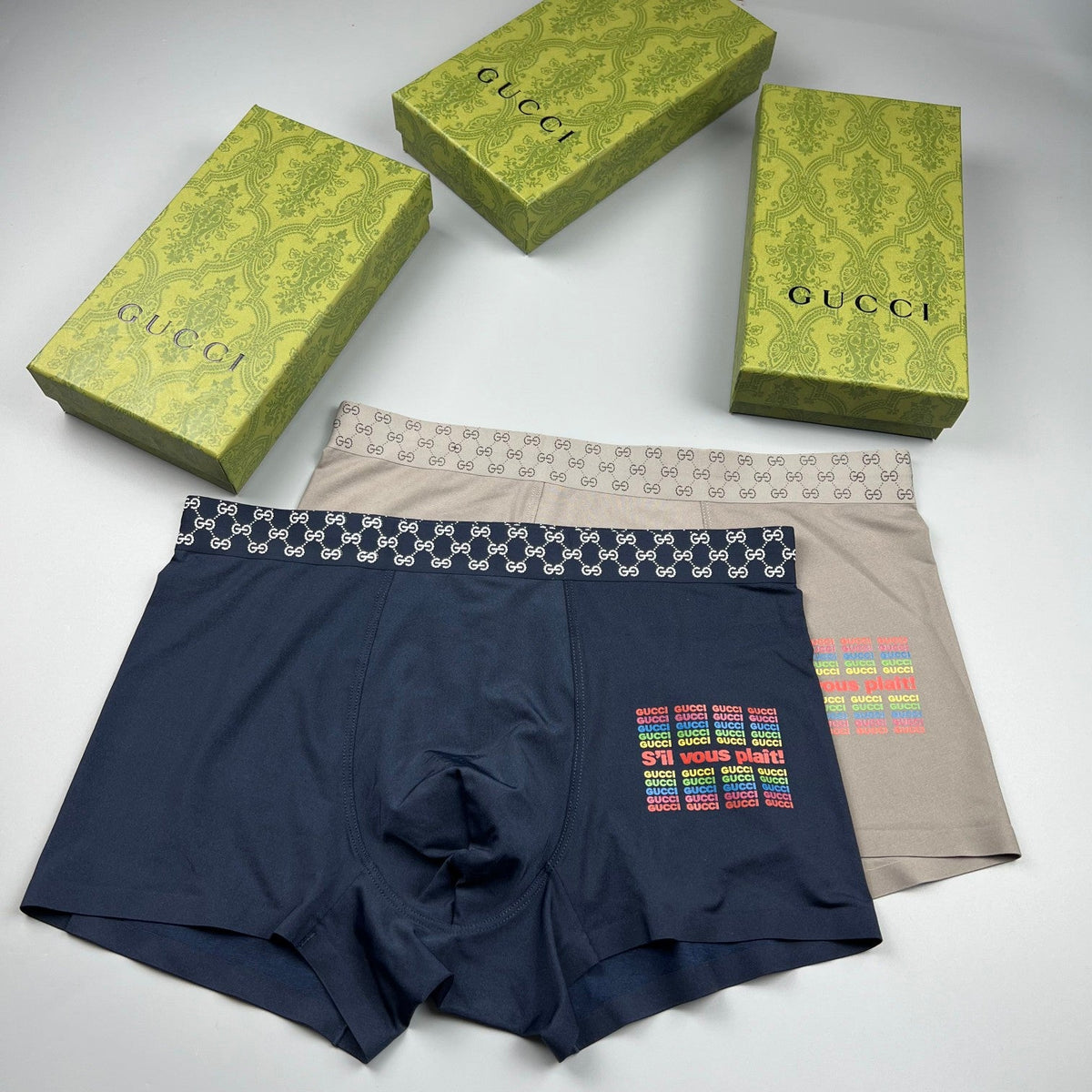 Gucci Ice-Silk Short Socks - 3-Pair Pack