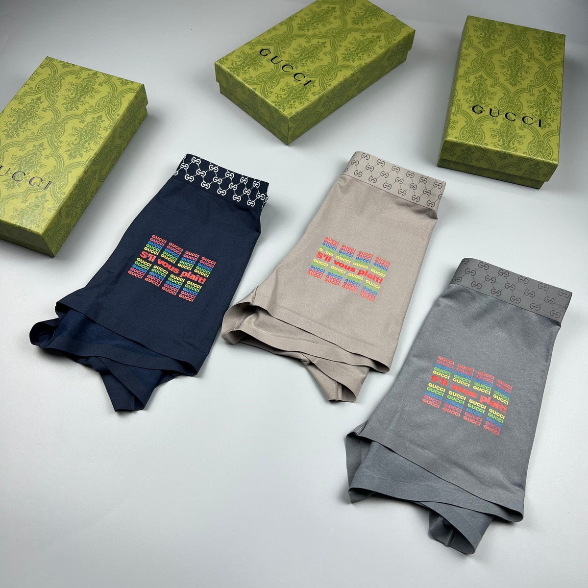 Gucci Ice-Silk Short Socks - 3-Pair Pack