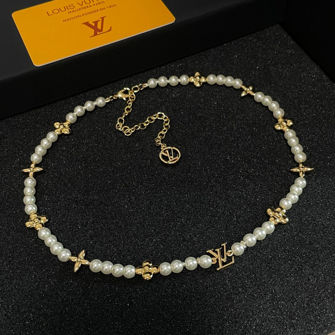 Martin Graham pendant necklace in polished metal-tone – styled product view