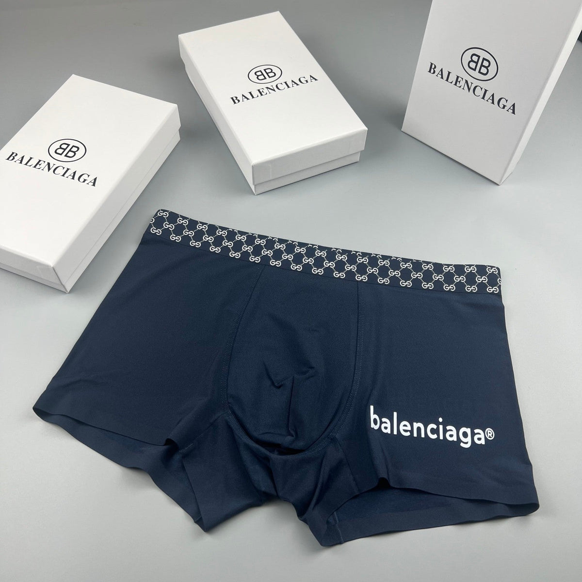 Balenciaga Ice-Silk Men's Boxer Briefs - 3-Piece Box