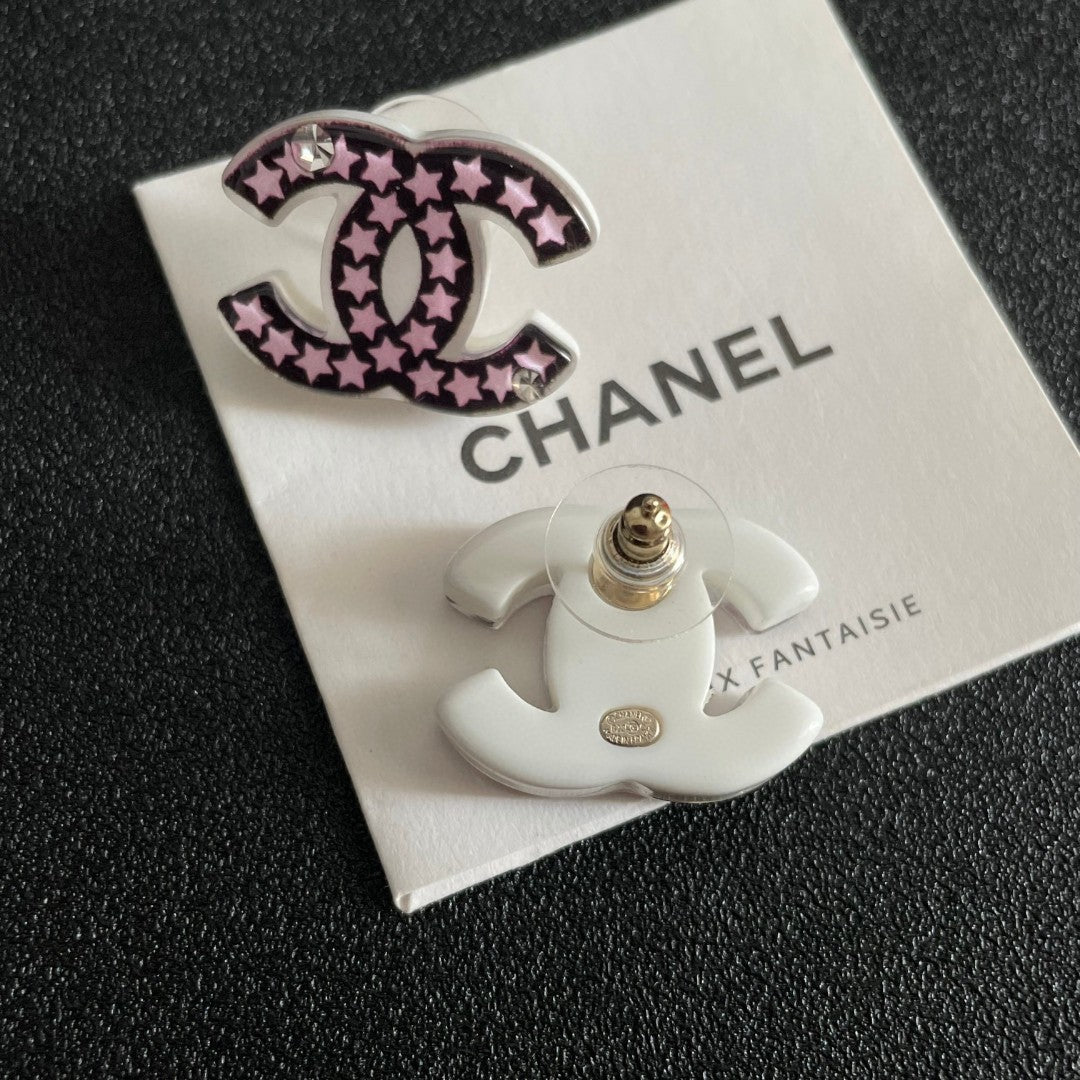 Martin Graham stud earrings in polished metal-tone – main product view