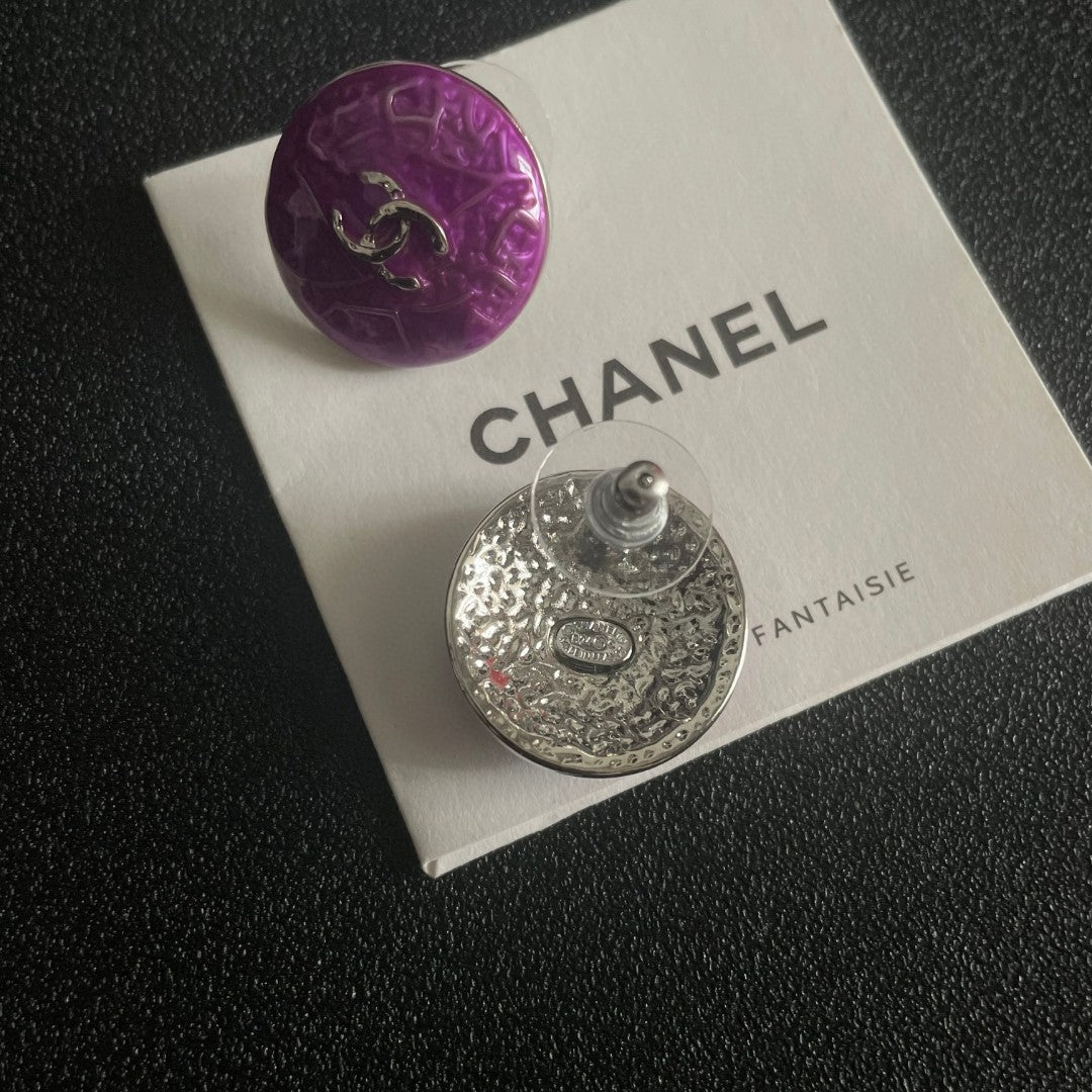 Martin Graham stud earrings in polished metal-tone – main product view