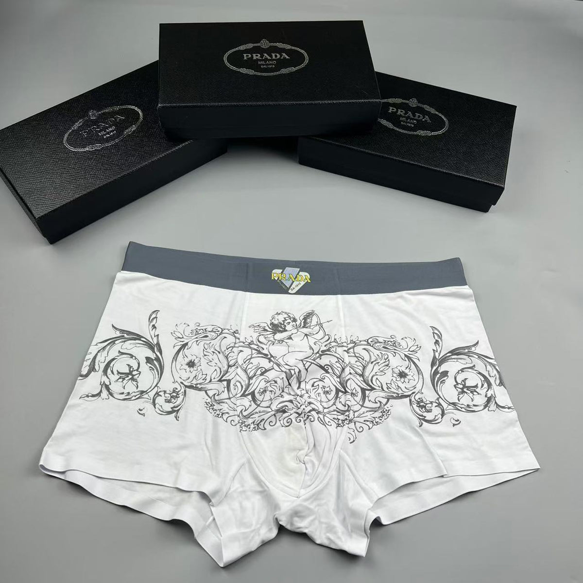 Prada Men's Boxer Briefs - 3-Piece Box