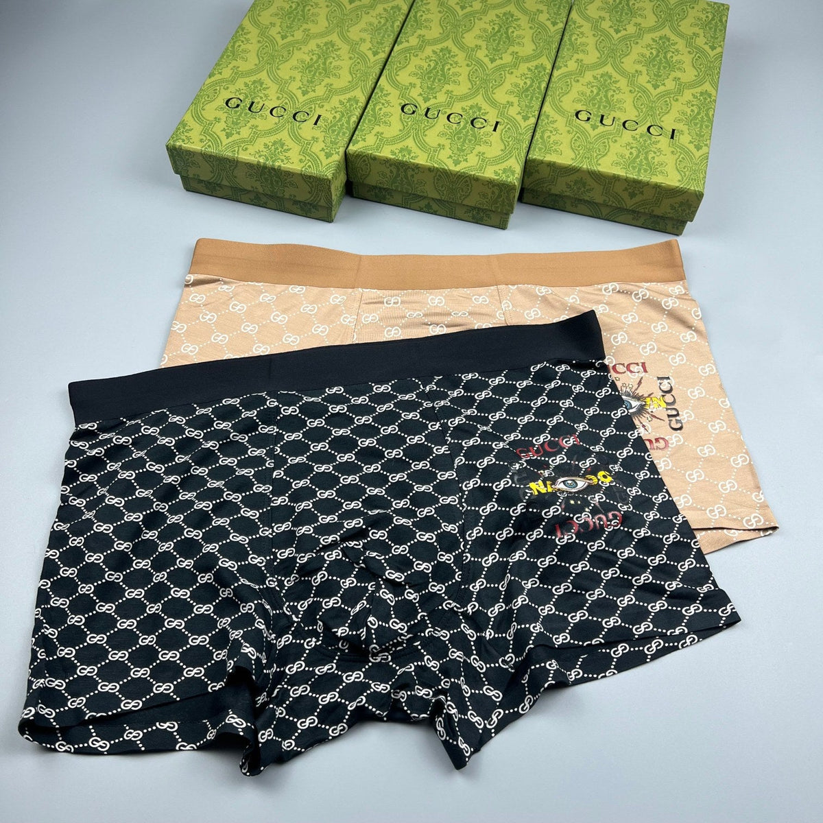 Gucci Modal Men's Boxer Briefs - 3-Piece Box