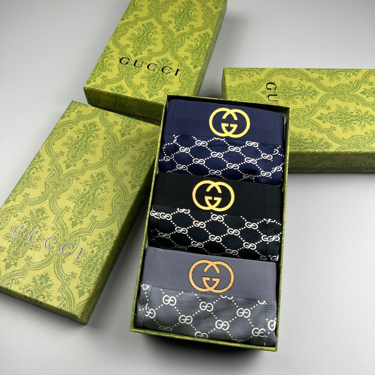 Gucci Modal Men's Boxer Briefs - 3-Piece Box