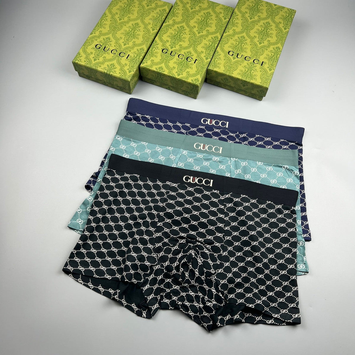 Gucci Modal Men's Boxer Briefs - 3-Piece Box