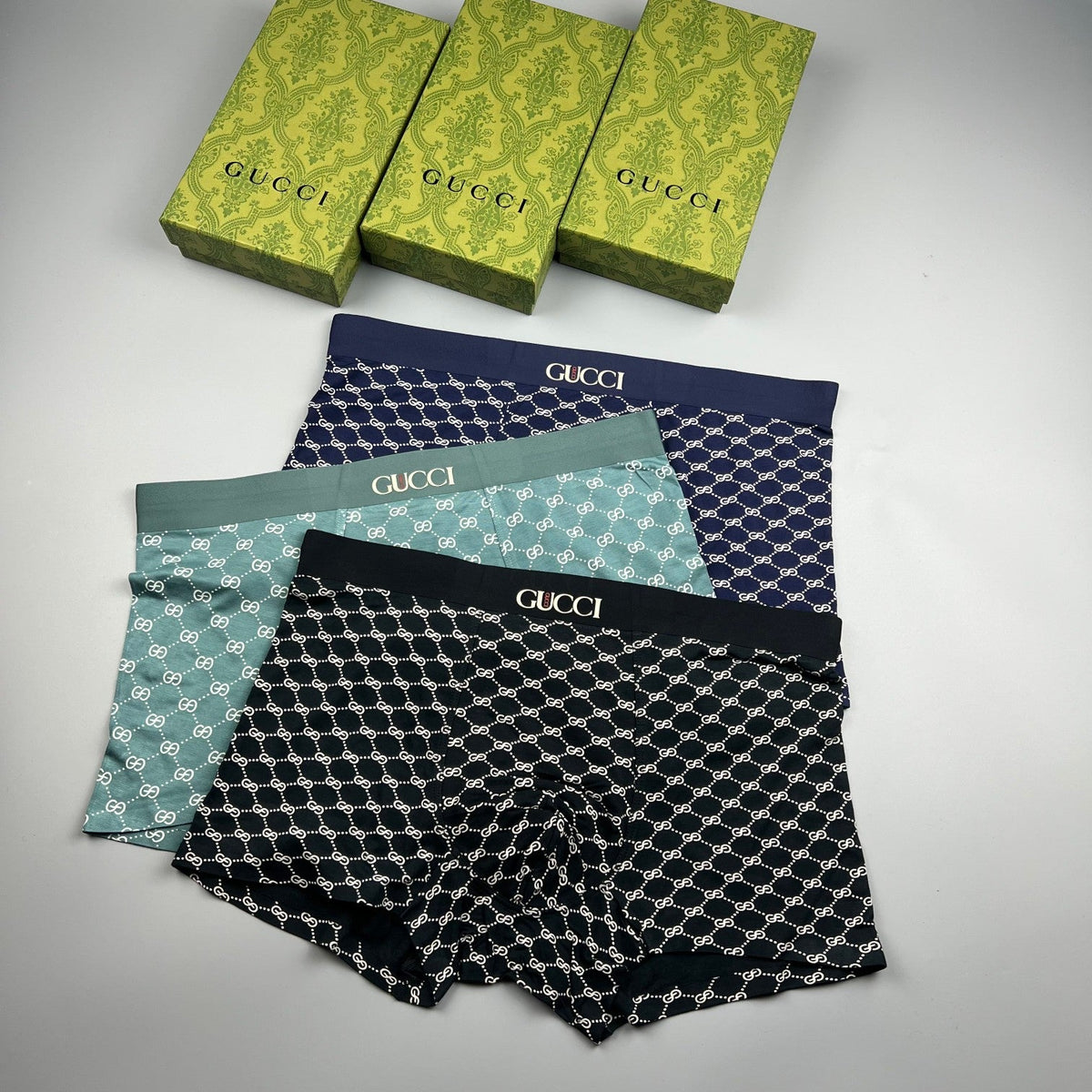 Gucci Modal Men's Boxer Briefs - 3-Piece Box