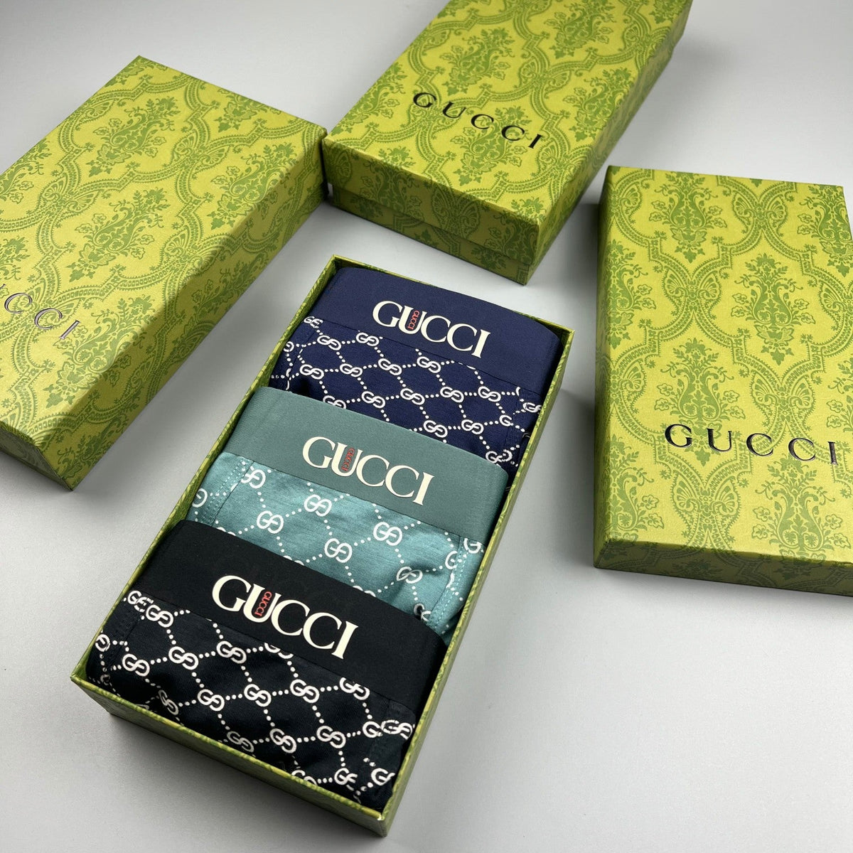 Gucci Modal Men's Boxer Briefs - 3-Piece Box