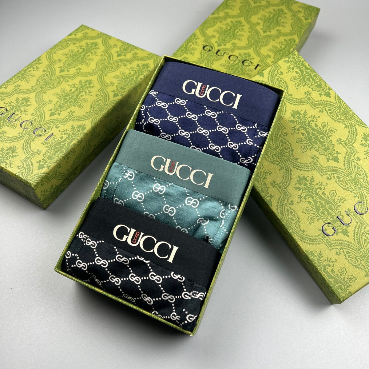 Gucci Modal Men's Boxer Briefs - 3-Piece Box