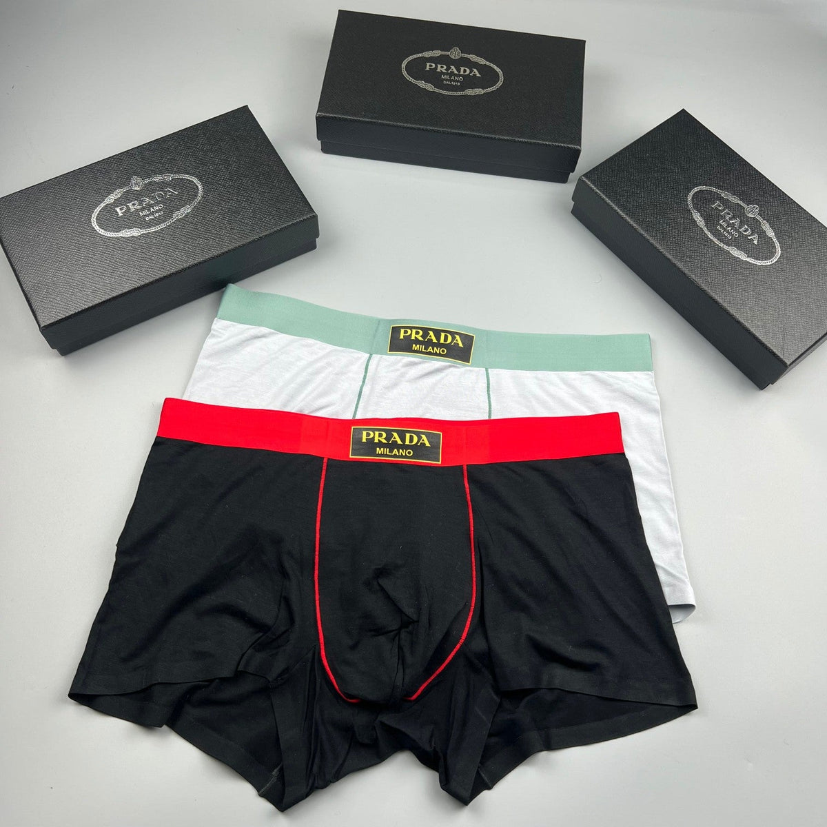 Prada Men's Boxer Briefs - 3-Piece Box