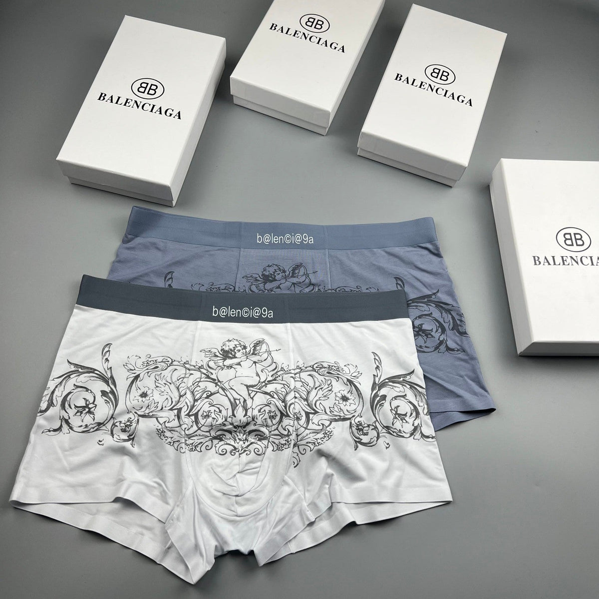 Balenciaga Modal Men's Boxer Briefs - 3-Piece Box
