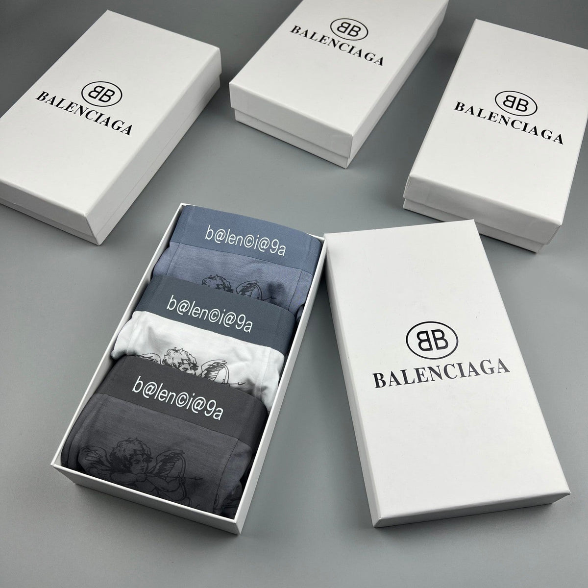 Balenciaga Modal Men's Boxer Briefs - 3-Piece Box