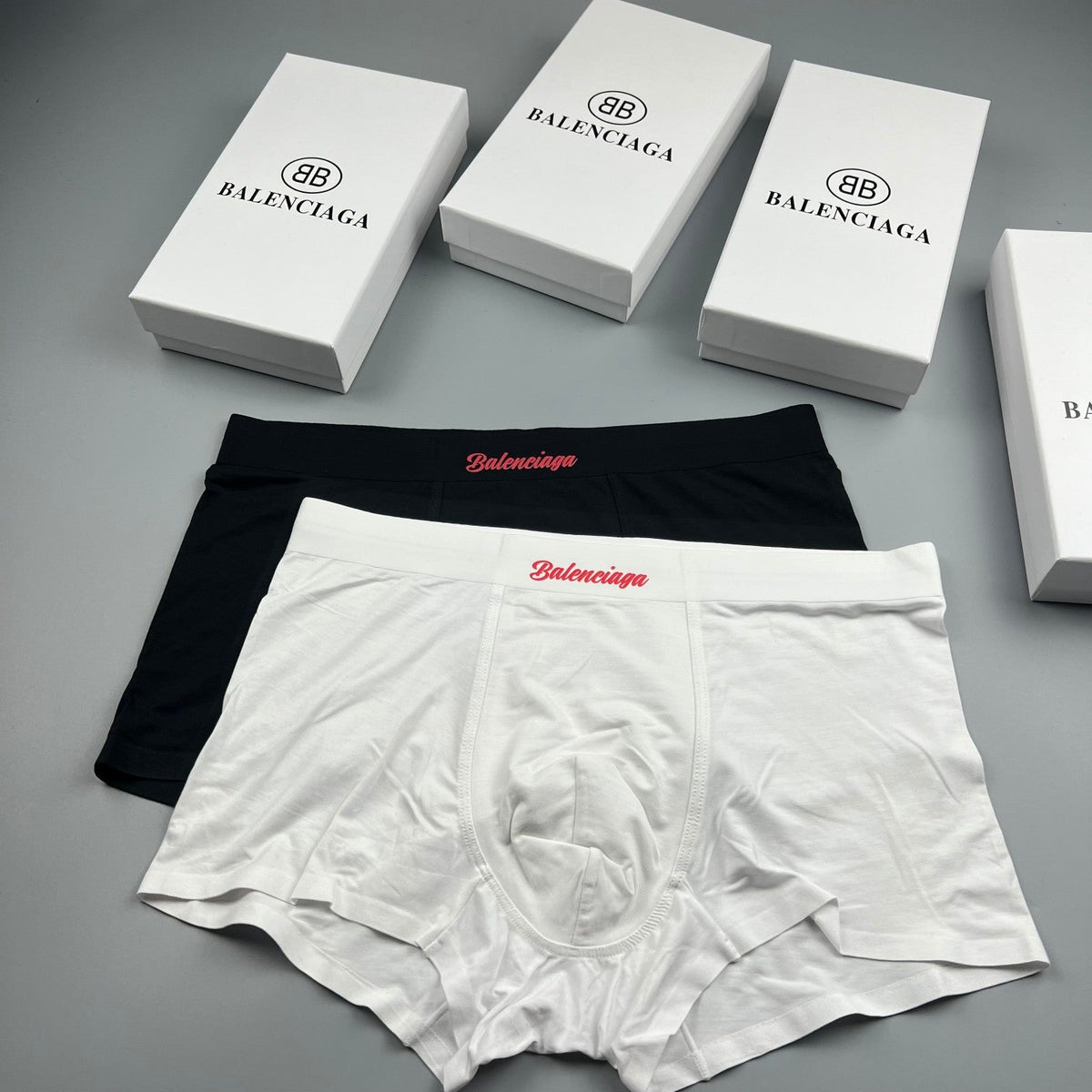 Balenciaga Modal Men's Boxer Briefs - 3-Piece Box