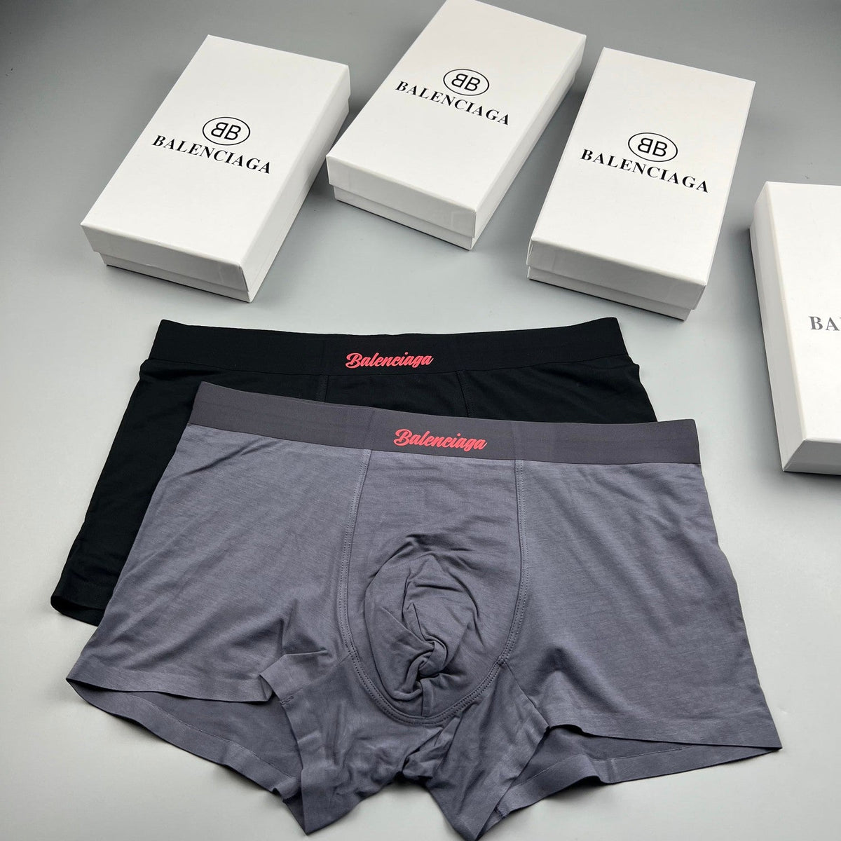 Balenciaga Modal Men's Boxer Briefs - 3-Piece Box