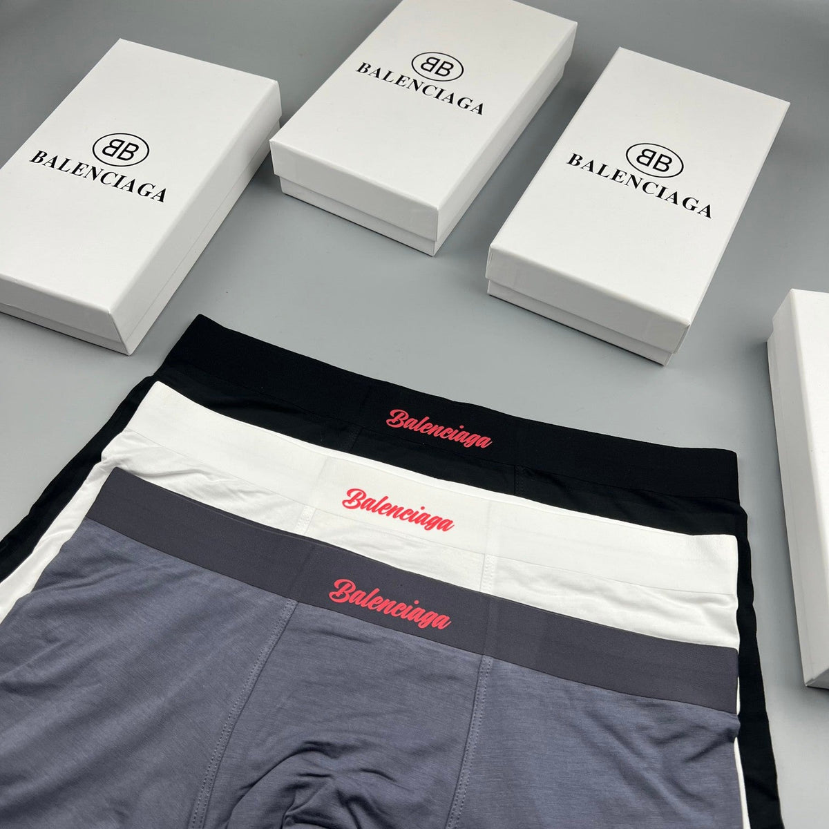 Balenciaga Modal Men's Boxer Briefs - 3-Piece Box