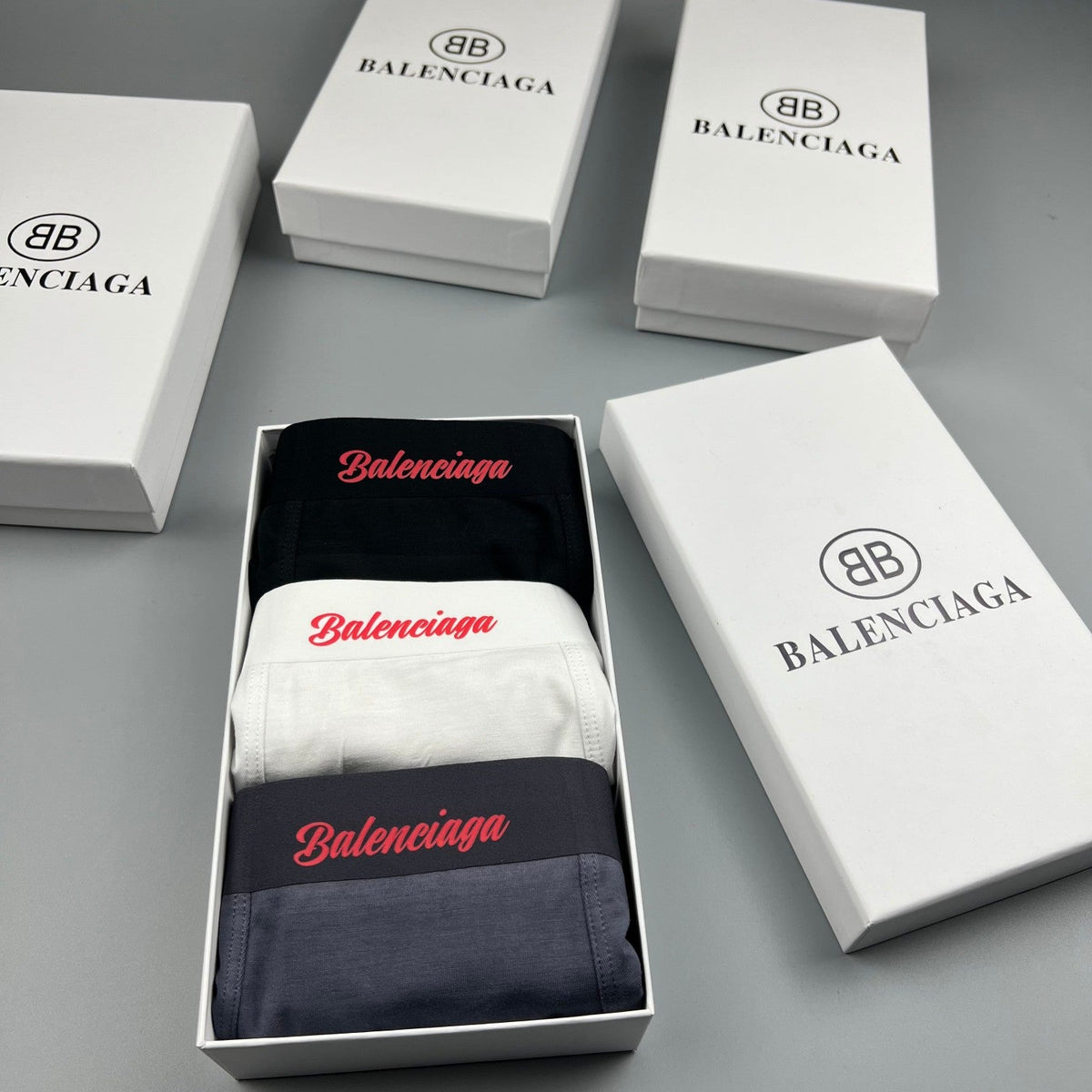 Balenciaga Modal Men's Boxer Briefs - 3-Piece Box