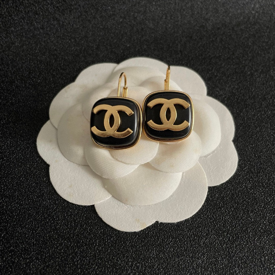 Martin Graham earrings in polished metal-tone – styled product view