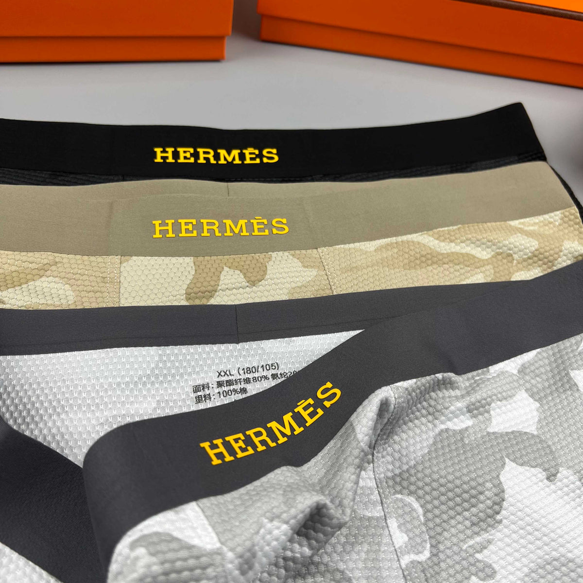 Hermes Men's Boxer Briefs - 3-Piece Box