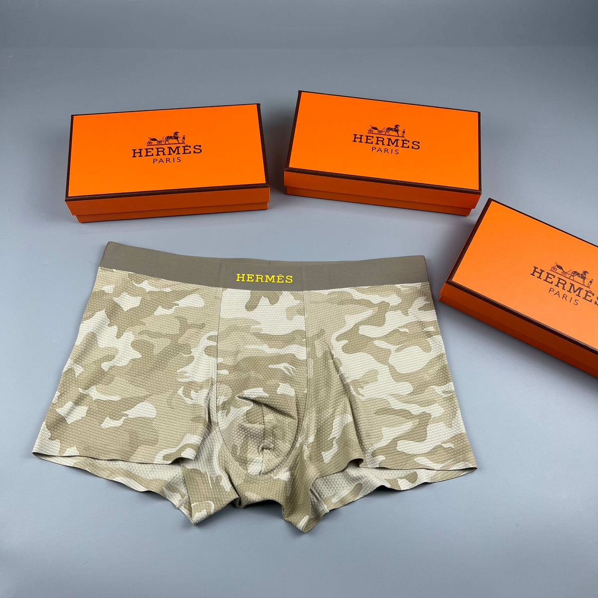 Hermes Men's Boxer Briefs - 3-Piece Box