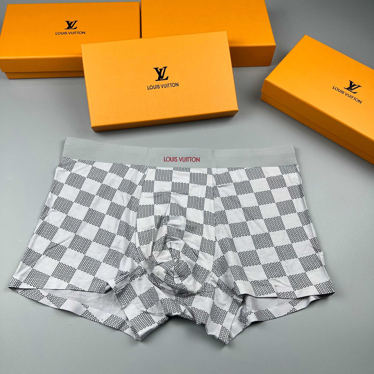 Louis Vuitton Pastel Colour Tonal Waistbands Men's Boxer Briefs - 3-Piece Box