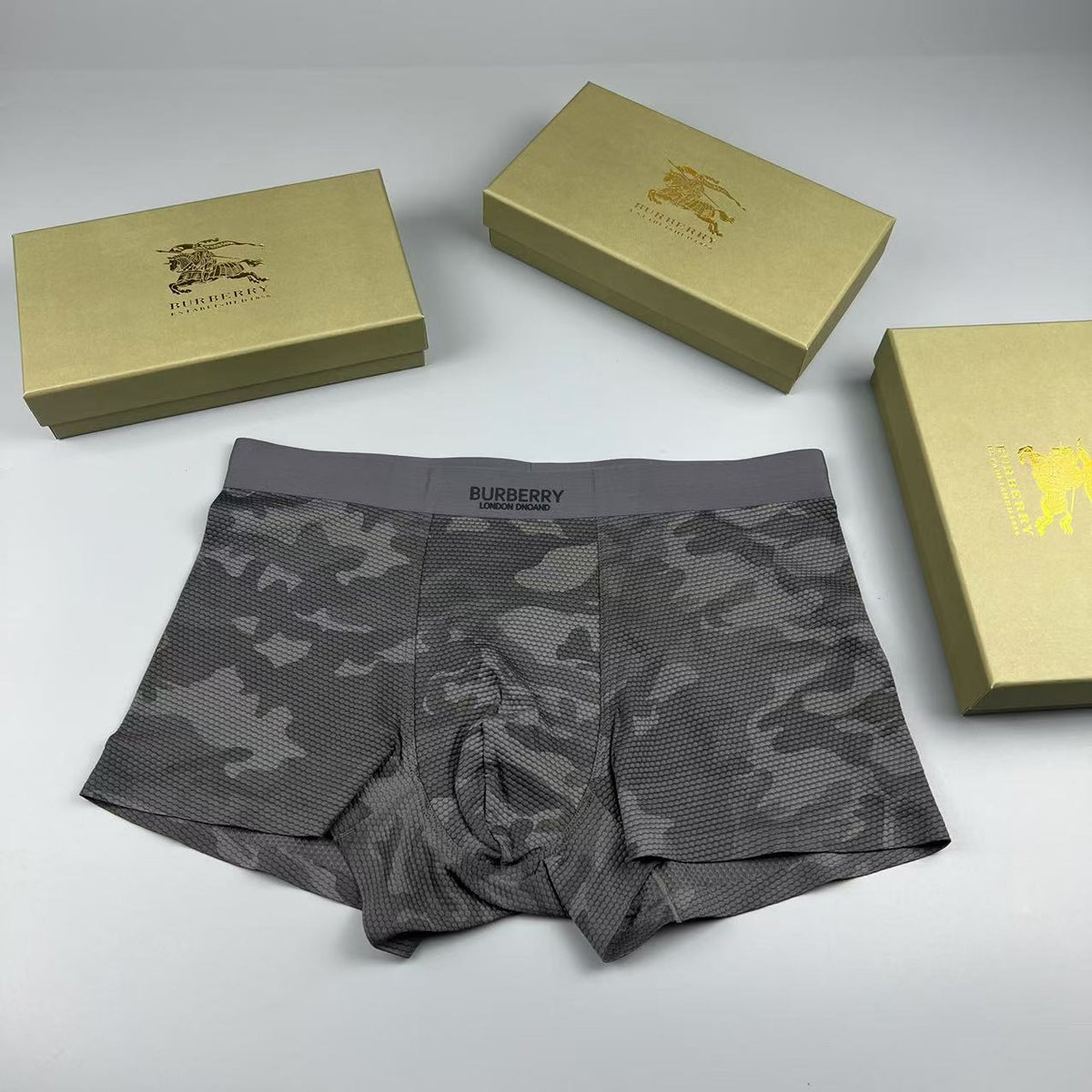 Burberry Men's Boxer Briefs - 3-Piece Box