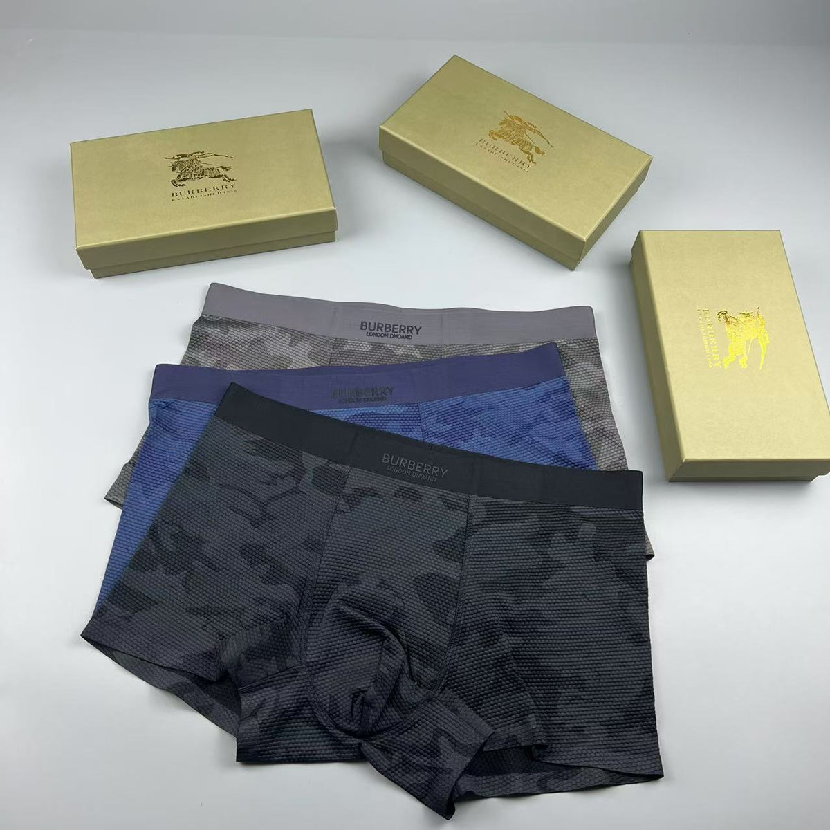 Burberry Men's Boxer Briefs - 3-Piece Box