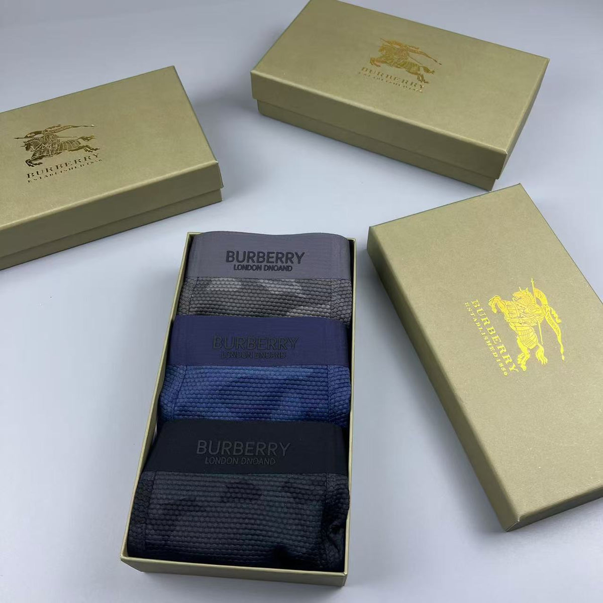 Burberry Men's Boxer Briefs - 3-Piece Box