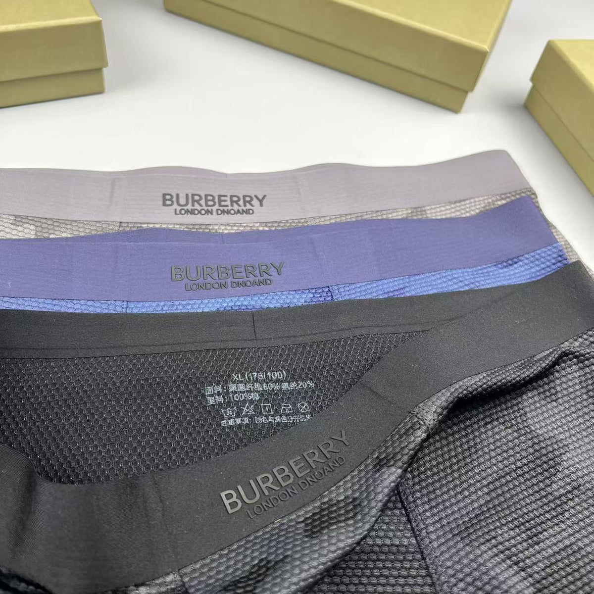Burberry Men's Boxer Briefs - 3-Piece Box